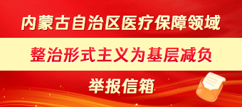 內蒙古自治區醫療保障領域整治形式主義為基層減負舉報信箱